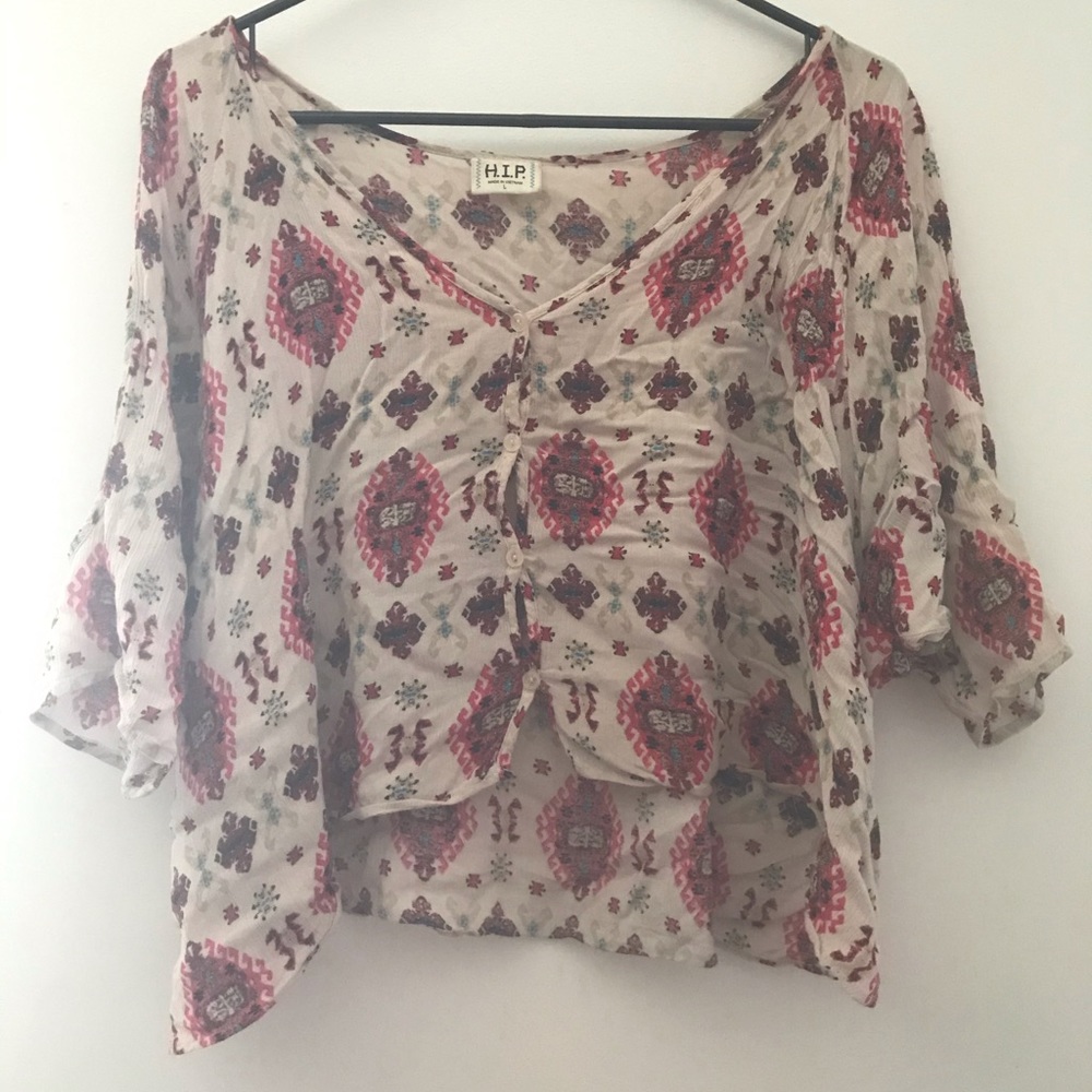 Patterned crop top